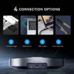 Tenveo Tevo-M5bex ลำโพงประชุม Bluetooth Speakerphone พร้อมไมโครโฟนเสริม รองรับห้องประชุมขนาดใหญ่