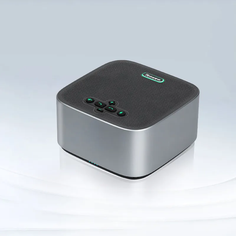 Tenveo Tevo M6b 3 4 11zon Tenveo Tevo-M6b ลำโพงประชุม Bluetooth Speakerphone พร้อมไมโครโฟน 360° สำหรับห้องประชุมขนาดกลาง