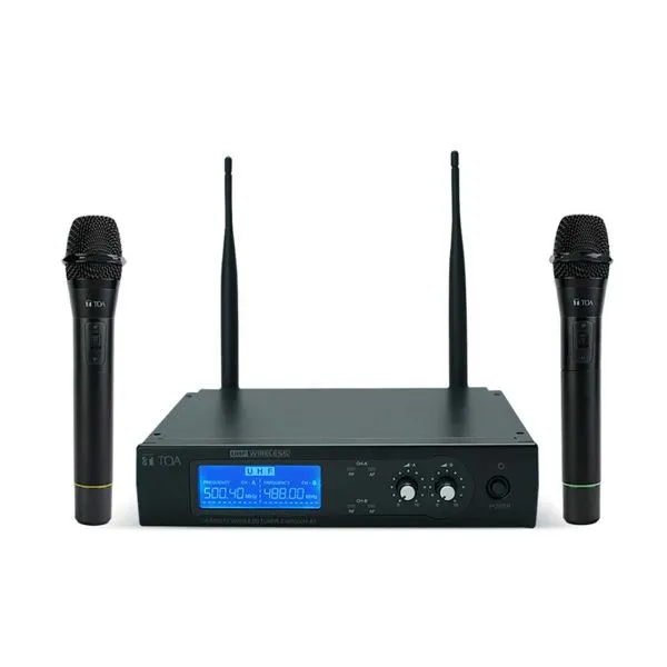 Toa Ws 300h As 1 7 11zon Toa Ws-300h-As ชุดไมโครโฟนไร้สาย True Diversity Uhf แบบมือถือ 2 ไมค์