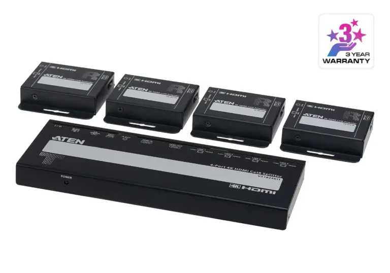 Aten Vs1824kit 4-Port Hdmi Hdbaset-Lite Splitter Kit