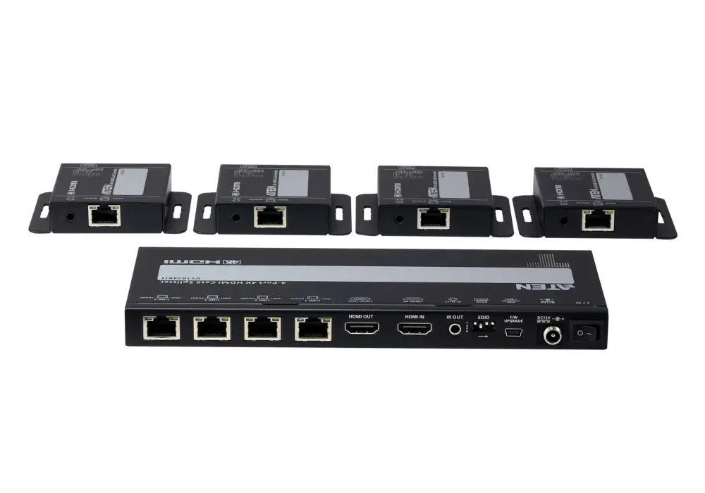 Vs1824kit 2 22 11zon Aten Vs1824kit 4-Port Hdmi Hdbaset-Lite Splitter Kit