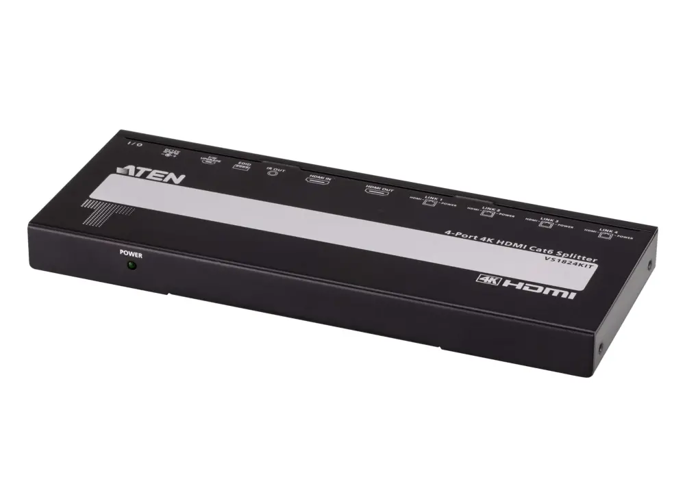 Vs1824kit 3 23 11zon Aten Vs1824kit 4-Port Hdmi Hdbaset-Lite Splitter Kit