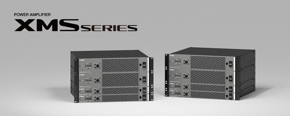 Yamaha Xms24s8-D พาวเวอร์แอมป์ 8 แชนแนล 600w รองรับระบบ Dante (ขนาด 2u)