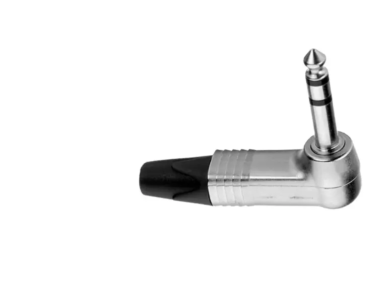 Lidge Ym-202l ปลั๊กโฟนสเตอริโอ 1/4 นิ้ว แบบงอ สำหรับเข้าสาย