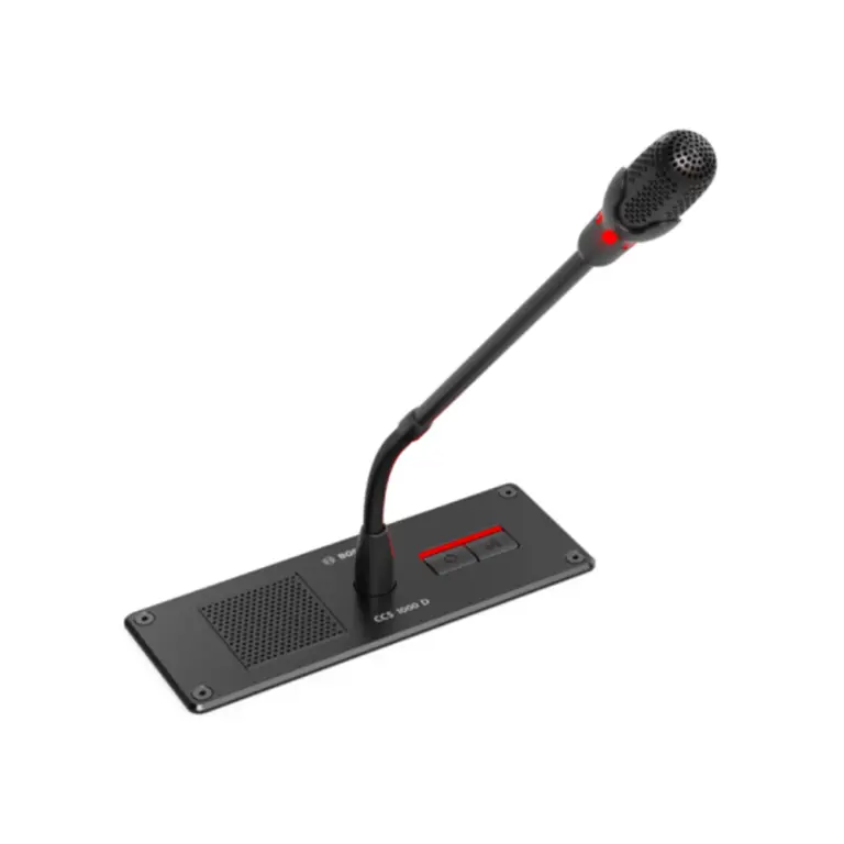 Bosch Ccs 1000 D (Ccsd-Fcms) ชุดไมค์ประธานแบบฝังโต๊ะ ก้านสั้น 31 ซม.