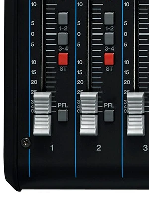 Btn Fader คู่มือมิกเซอร์ฉบับ 2026: อธิบายทุกปุ่มฟังก์ชัน (Gain, Eq, Aux, Fx)