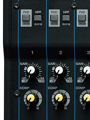 Btn Input คู่มือมิกเซอร์ฉบับ 2026: อธิบายทุกปุ่มฟังก์ชัน (Gain, Eq, Aux, Fx)