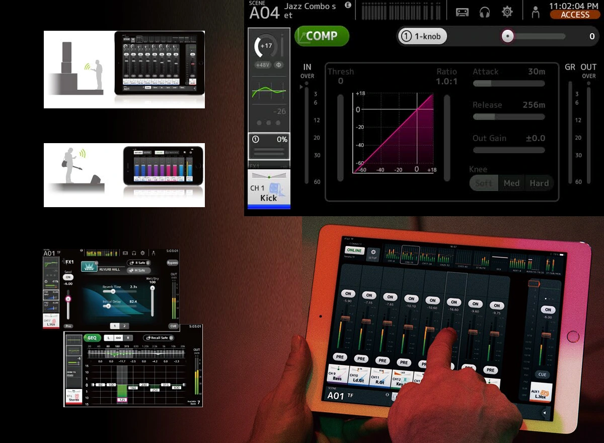 Mixer Digital Wireless Use มิกเซอร์ ดิจิตอล ใช้งานไร้สาย