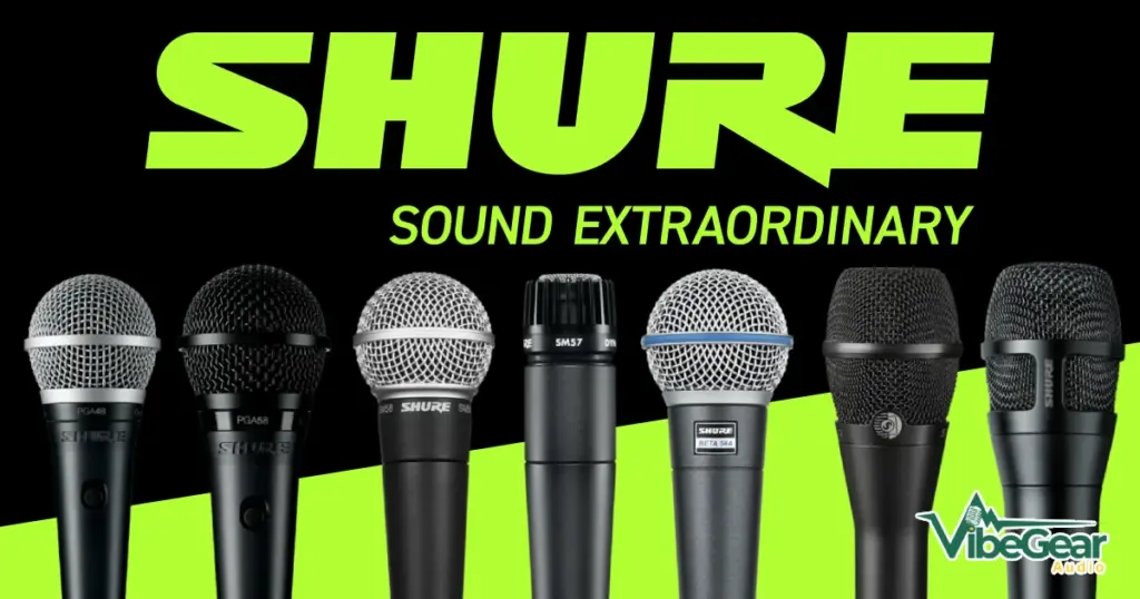 ไมค์ Shure รุ่นยอดฮิต Pga, Sm58, Beta 58a, Ksm และ Nexadyne ซื้อรุ่นไหนดี?