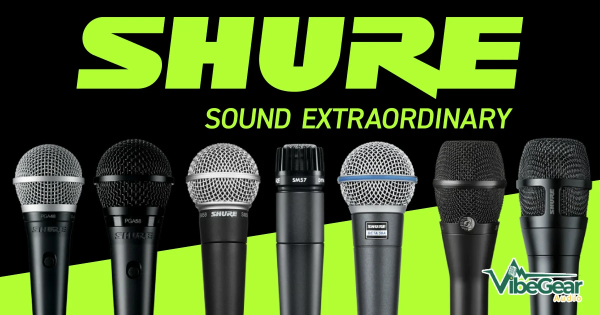 ไมค์ Shure รุ่นยอดฮิต Pga, Sm58, Beta 58a, Ksm และ Nexadyne ซื้อรุ่นไหนดี?