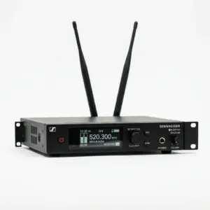 เครื่องรับสัญญาณ (Receiver) ทำหน้าที่รับคลื่นจากไมค์ และส่งต่อเสียงเข้ามิกเซอร์