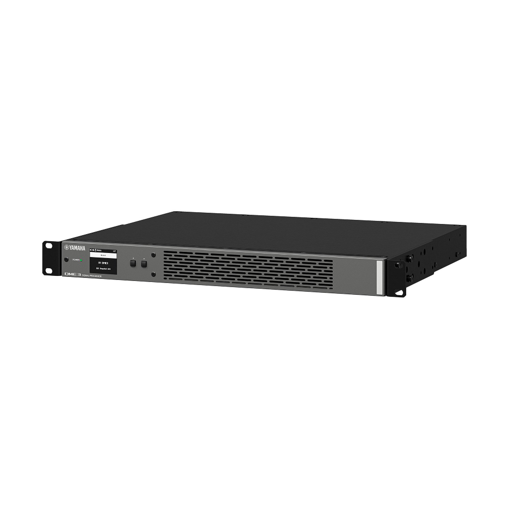 Yamaha Dme3 Right Yamaha Dme3 ดิจิตอลออดิโอโปรเซสเซอร์ 96khz พร้อมระบบ Dante 16x16 และ 4-Ch Flexible I/o
