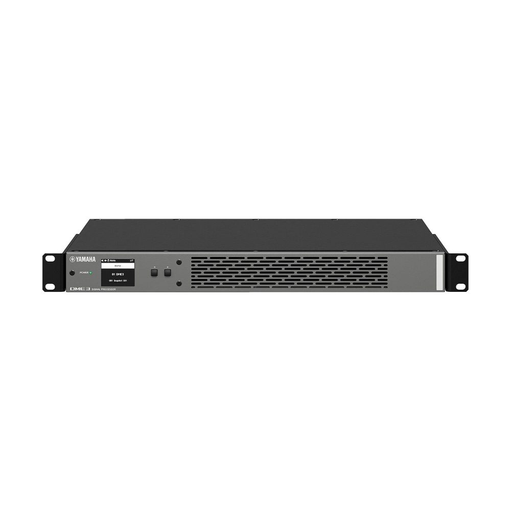Yamaha Dme3 Top Yamaha Dme3 ดิจิตอลออดิโอโปรเซสเซอร์ 96khz พร้อมระบบ Dante 16x16 และ 4-Ch Flexible I/o