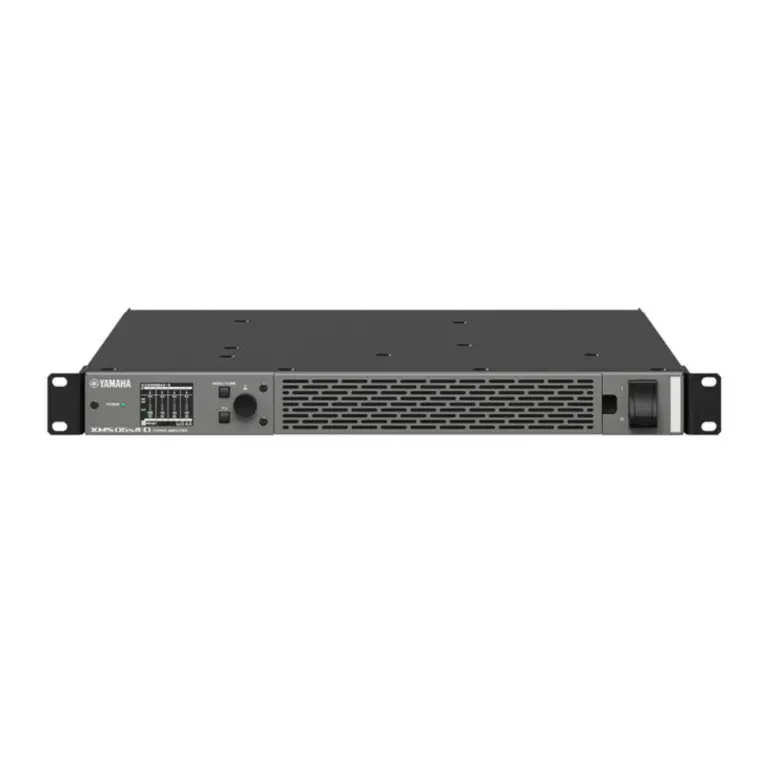 Yamaha Xms06s4-D พาวเวอร์แอมป์ 4 แชนแนล 600w รองรับระบบ Dante (1u)