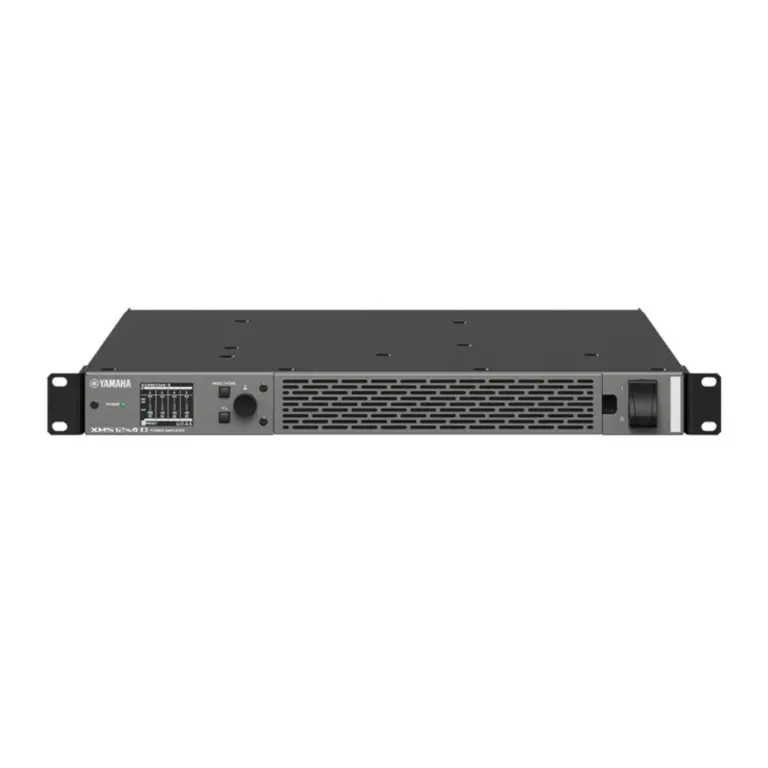 Yamaha Xms12s4-D พาวเวอร์แอมป์ 4 แชนแนล 1200w รองรับระบบ Dante (1u)