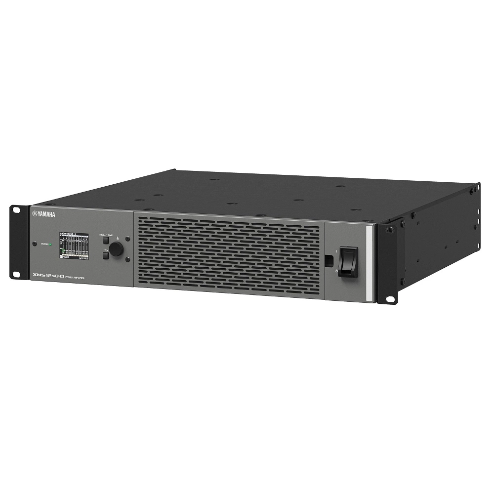 Yamaha Xms12s8 D Right Yamaha Xms12s8-D พาวเวอร์แอมป์ 8 แชนแนล 1200w รองรับระบบ Dante (ขนาด 2u)