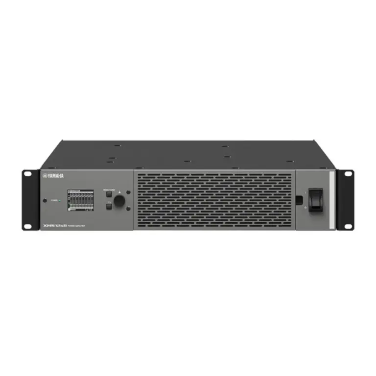 Yamaha Xms12s8 พาวเวอร์แอมป์ 8 แชนแนล 1200w พร้อม Dsp ในตัวและระบบ Power Sharing (2u)