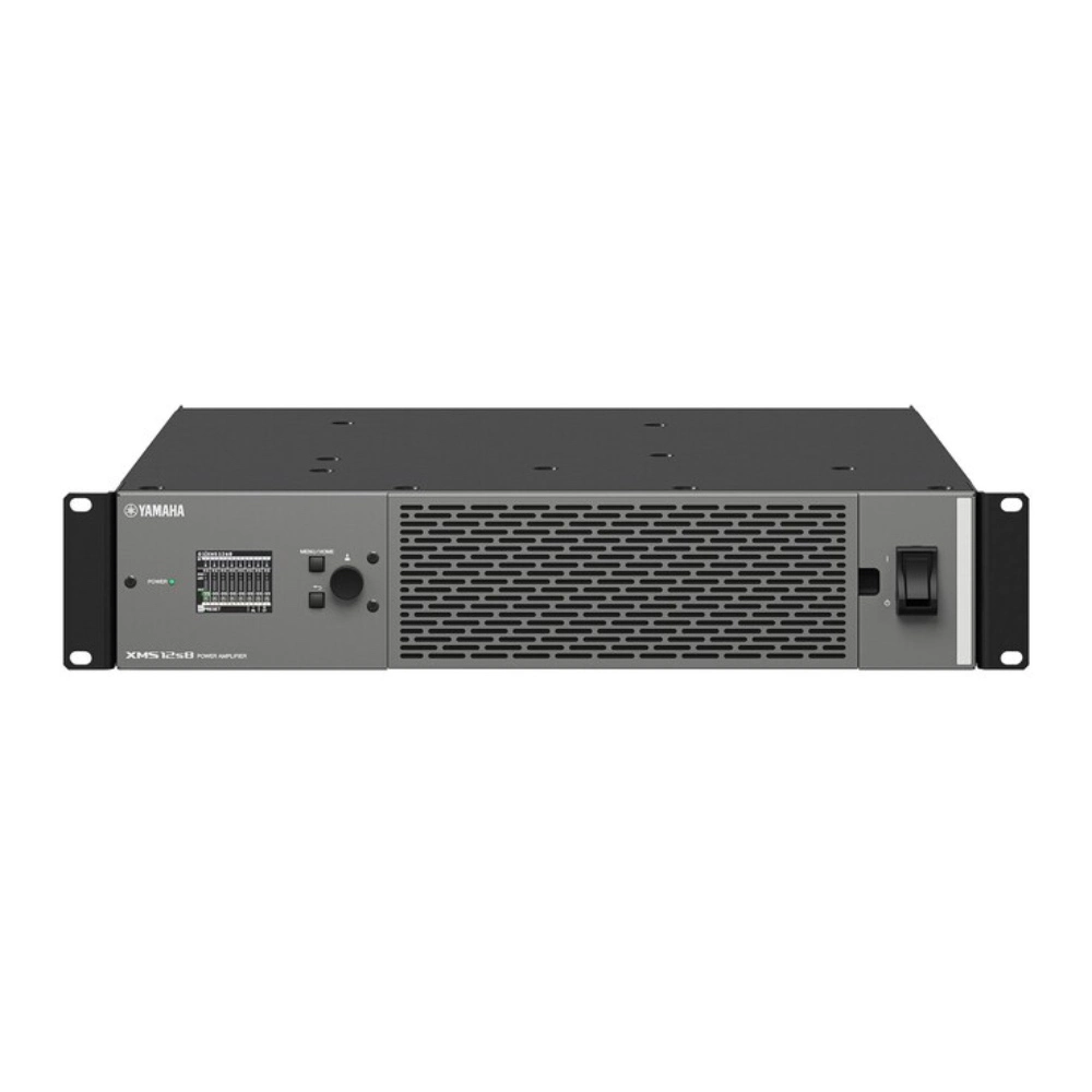 Yamaha Xms12s8 Top Yamaha Xms12s8 พาวเวอร์แอมป์ 8 แชนแนล 1200w พร้อม Dsp ในตัวและระบบ Power Sharing (2u)