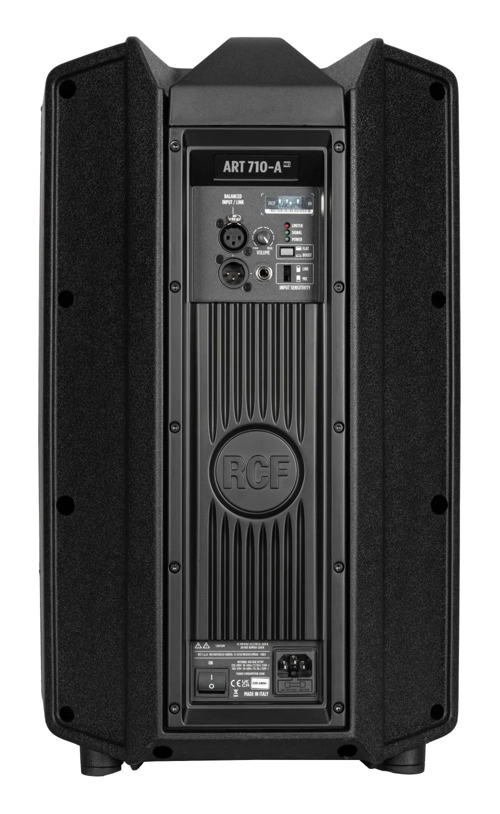 004 Art 710 A Mk5 Back 3 11zon Rcf Art 710-A Mk5 ลำโพงแอคทีฟ 2 ทาง ขนาด 10 นิ้ว Active Speaker