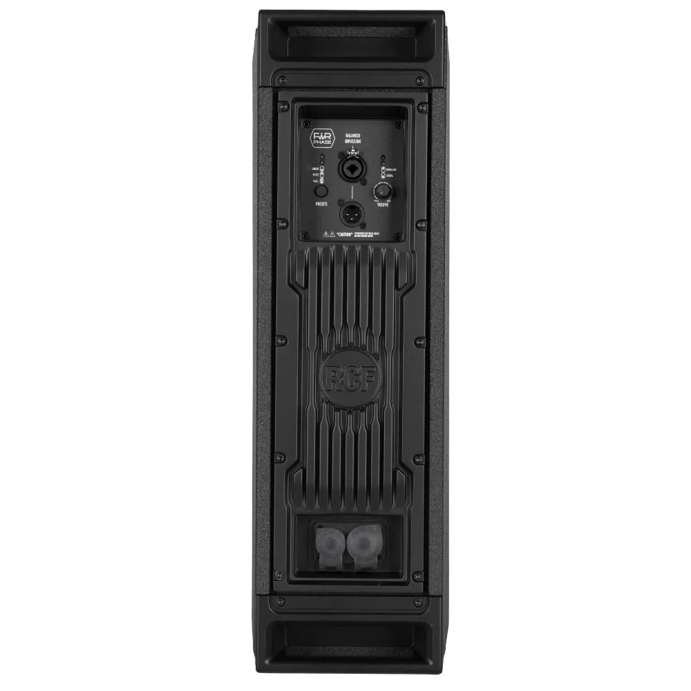 004 Nxl 15 A Back 3 11zon Rcf Nxl 14-A ลำโพงแอคทีฟ Point Source ขนาดกะทัดรัด 2 × 6 นิ้ว Compact Active Point Source Speaker