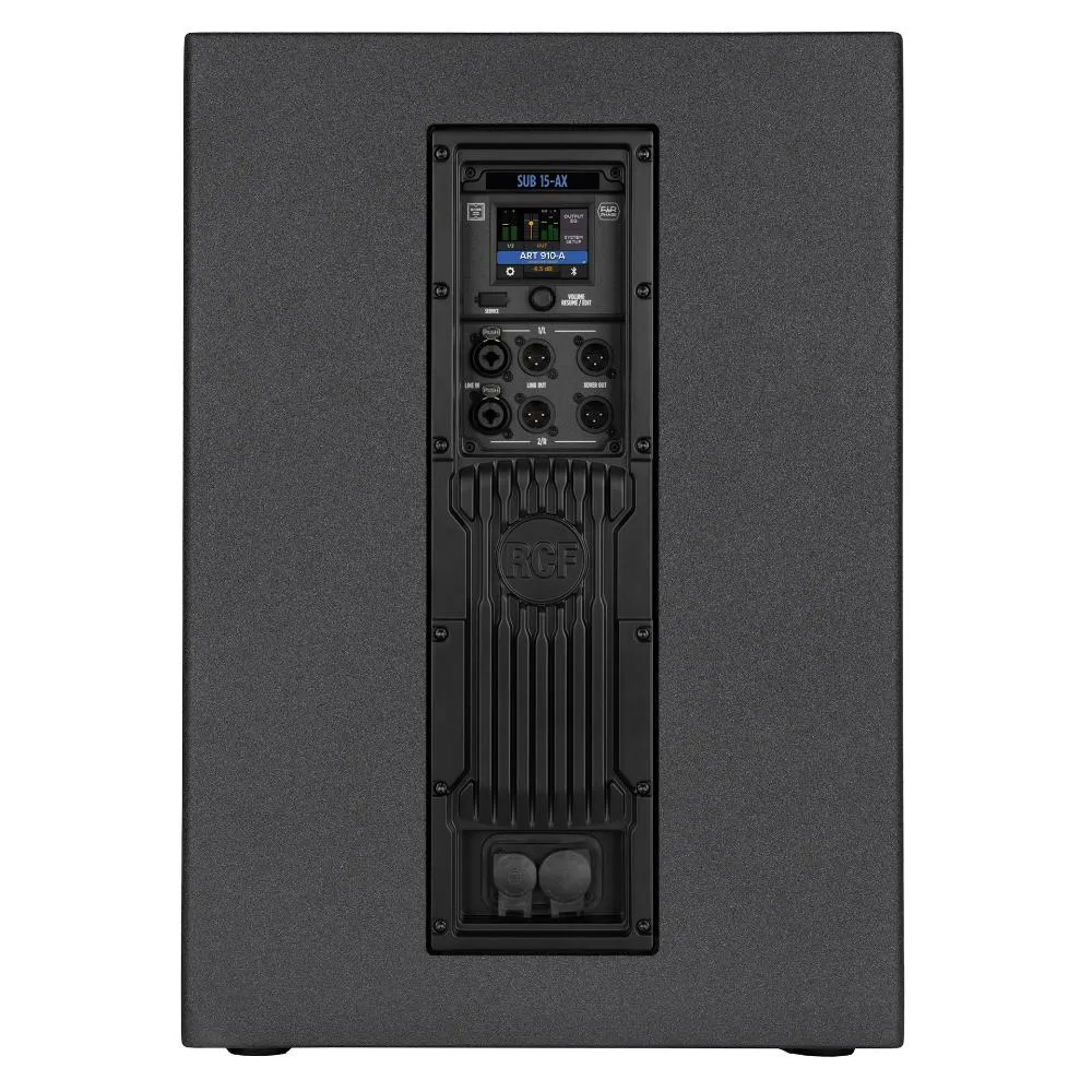 004 Sub 15 Ax Back 4 11zon Rcf Sub 15-Ax ซับวูฟเฟอร์แอคทีฟ 15 นิ้ว พร้อม Dsp และจอสัมผัส Professional Active Subwoofer