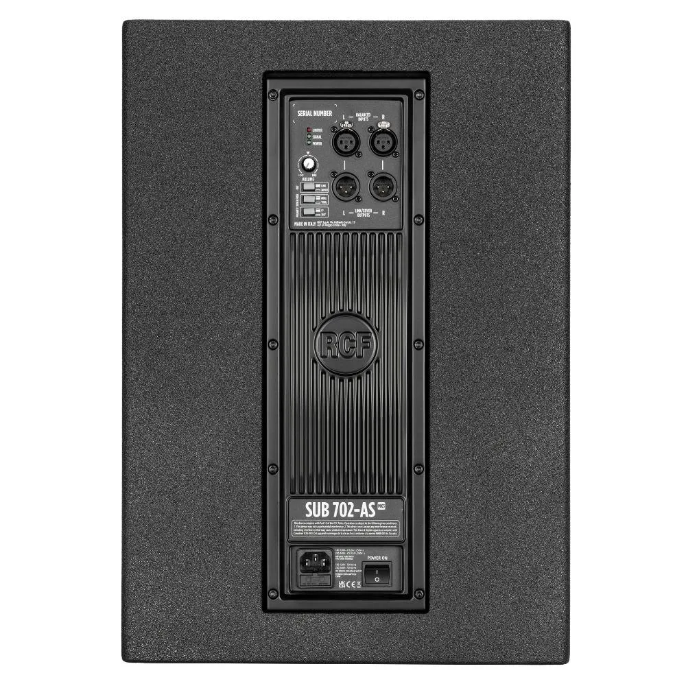 004 Sub 702 As Mk3 Back 3 11zon Rcf Sub 702-As Mk3 ซับวูฟเฟอร์แอคทีฟ 12 นิ้ว Active Subwoofer