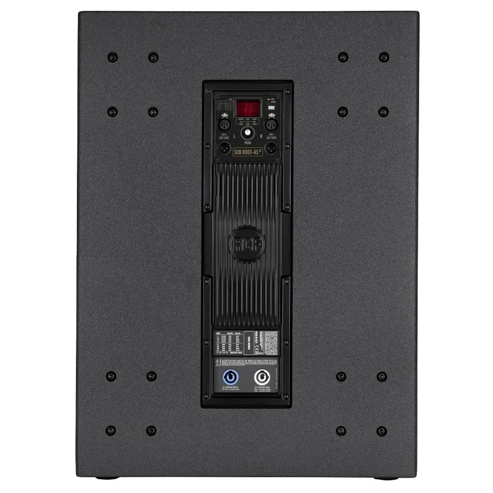 005 Sub 8003 As Mk3 Back 4 11zon Rcf Sub 8003-As Mk3 ซับวูฟเฟอร์แอคทีฟ 18 นิ้ว Professional Active Subwoofer