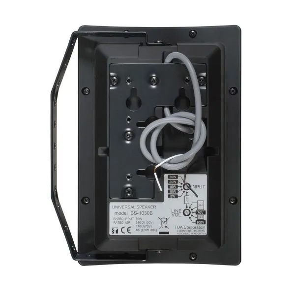 Bs 1030b 2 18 11zon Toa Bs-1030 ลำโพงตู้ 2 ทาง 30w กันละอองน้ำ Ipx4