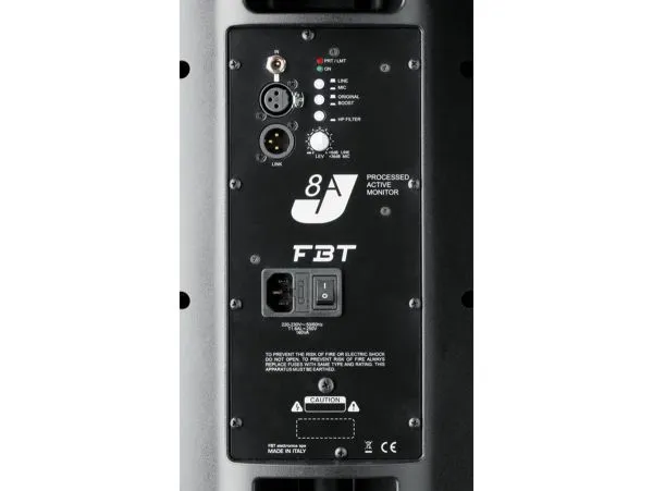 Fbt J8a 3 9 11zon Fbt J8a / J8aw ลำโพงแอคทีฟ 2 ทาง ขนาด 8 นิ้ว (สีดำ / สีขาว) Active Speaker