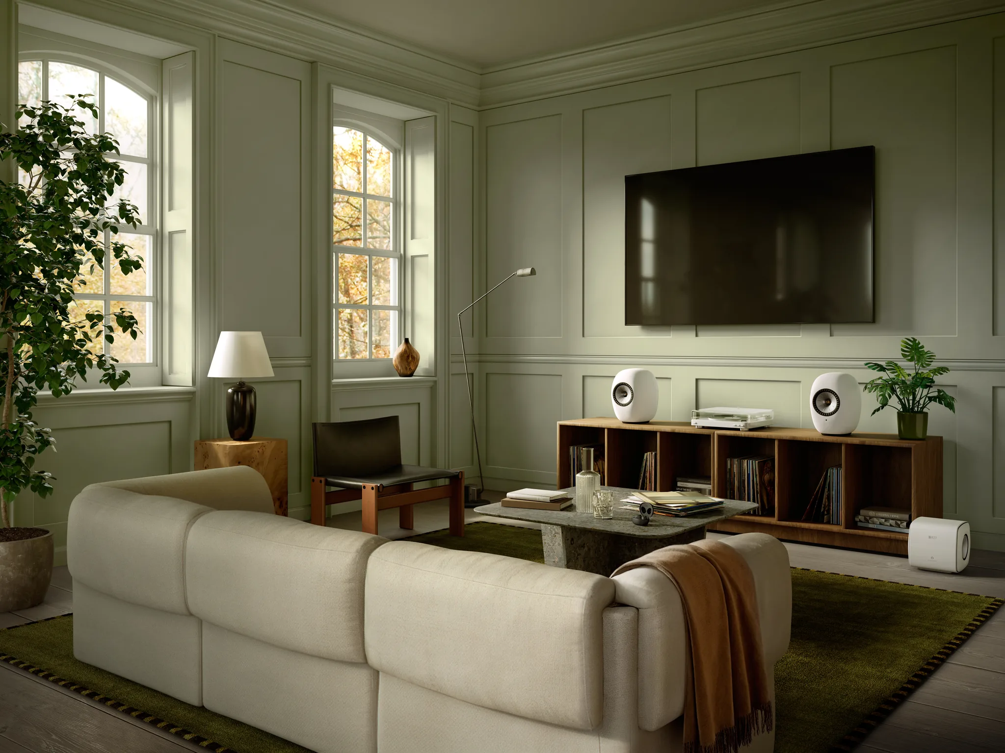 Kef Ls Luxe Lifestyle Setting1 Mineral White เปิดตัว Kef Ls Luxe ลำโพงไร้สายระดับ Ultra-Luxury นิยามใหม่แห่งเสียงไฮเอนด์ (ราคา 199,000 บาท)