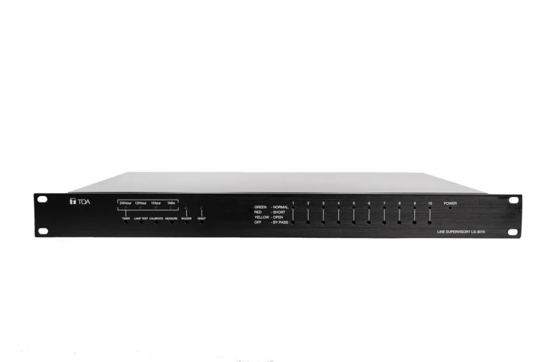 Toa Ls-3010-As Line Supervisory อุปกรณ์ตรวจสอบสายลำโพง 10 โซน