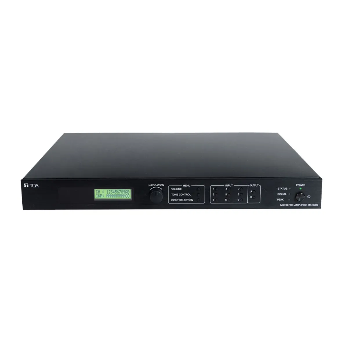 Mx 9200 As 11zon Toa Mx-9200-As Wireless Mixer Pre-Amplifier มิกเซอร์ปรีแอมป์ 9 ช่อง ควบคุมผ่าน Bluetooth