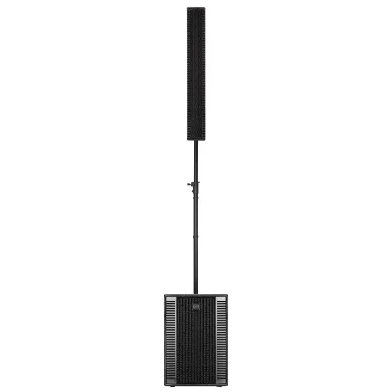 Rcf Evox J12 ชุดลำโพงคอลัมน์แอคทีฟพร้อมซับวูฟเฟอร์และล้อลาก Active Column Array System