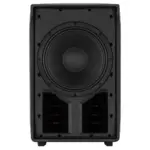 Rcf Evox Jmix8 ชุดลำโพงคอลัมน์แอคทีฟพร้อมมิกเซอร์ดิจิทัล ซับวูฟเฟอร์และล้อลาก Active Column Array System - Black
