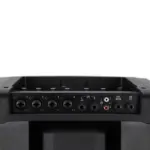 Rcf Evox Jmix8 ชุดลำโพงคอลัมน์แอคทีฟพร้อมมิกเซอร์ดิจิทัล ซับวูฟเฟอร์และล้อลาก Active Column Array System - Black