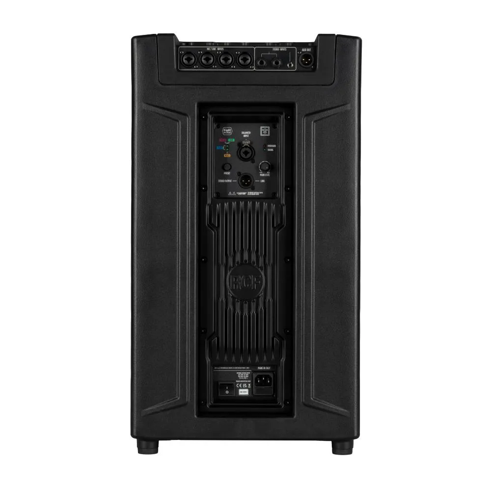 Rcf Evox Jmix9 4 4 11zon Rcf Evox Jmix9 ชุดลำโพงคอลัมน์แอคทีฟพร้อมมิกเซอร์ดิจิทัล ซับวูฟเฟอร์และล้อลาก Active Column Array System