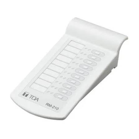 Toa Rm-210 S Remote Microphone Extension 10 Keys ชุดขยายปุ่มไมโครโฟนรีโมท