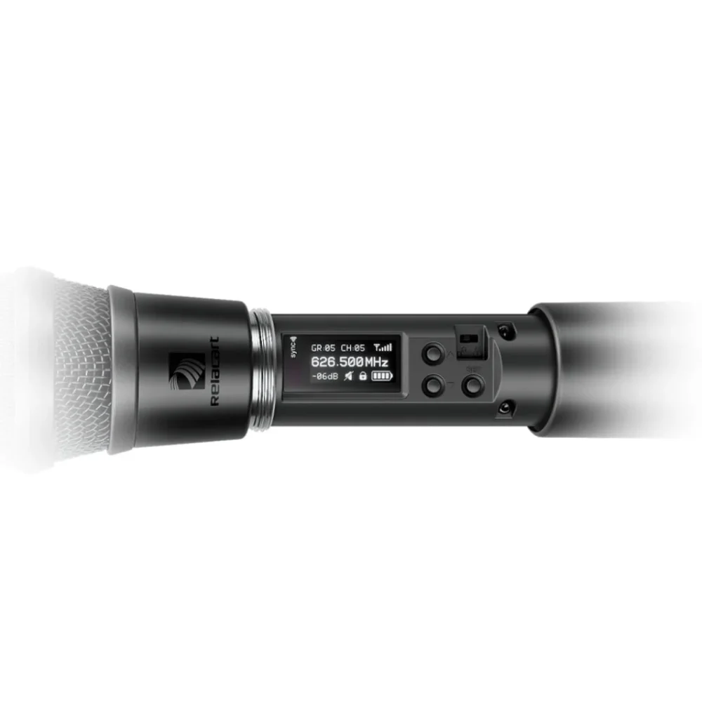 Relacart Hr 32s Single 7 Relacart Hr32s ระบบไมโครโฟนไร้สาย Uhf แบบ 1 ช่องสัญญาณ True Diversity