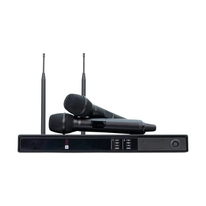 Relacart Ur280 ระบบไมโครโฟนไร้สาย Uhf แบบ 2 ช่องสัญญาณ True Diversity