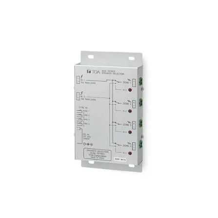 Toa Ss-9001 Speaker Selector 4 Zones ชุดเลือกโซนลำโพง 4 โซน สำหรับระบบ 9000 Series