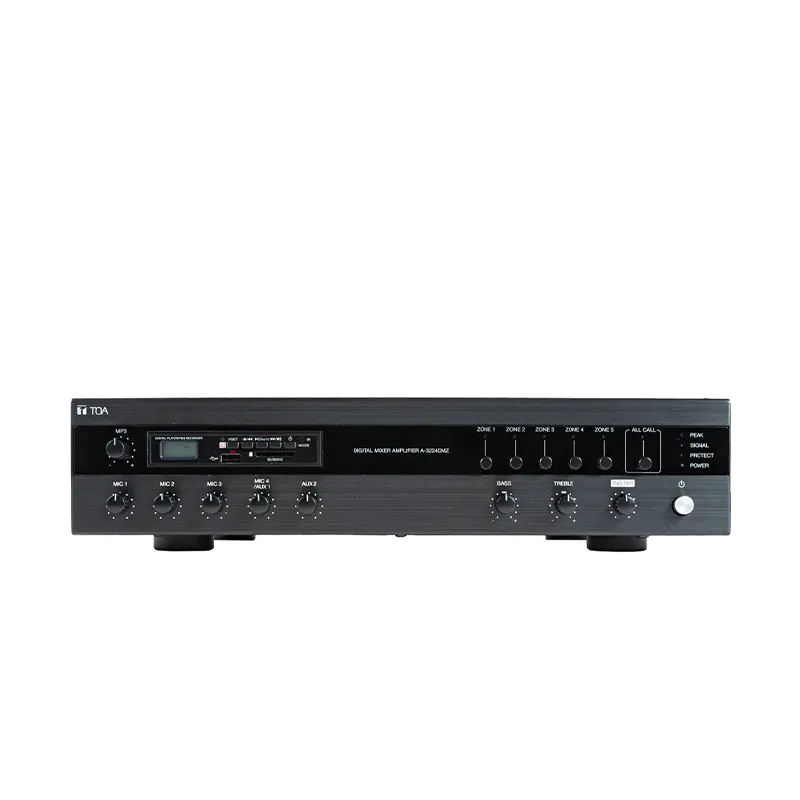 Toa A 3212dmz As 1 Toa A-3248dmz-As มิกเซอร์แอมป์ดิจิทัล 480w Mp3 Bluetooth 5 โซน