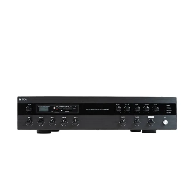 Toa A-3248dme-As ดิจิทัลมิกเซอร์แอมป์ 480w พร้อม Mp3, Bluetooth และ Eq 5 แบนด์