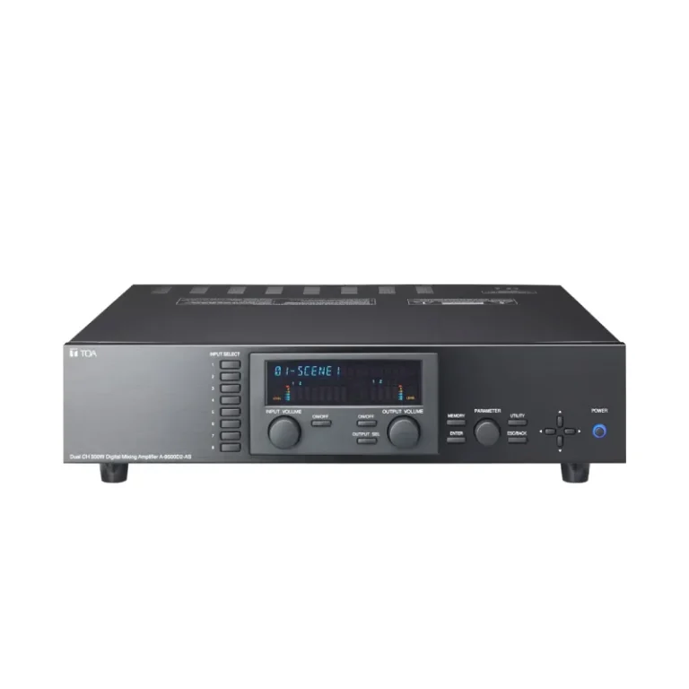 Toa A-9500d2-As ดิจิทัลมิกซิ่งแอมป์ 2 แชนเนล 500w × 2