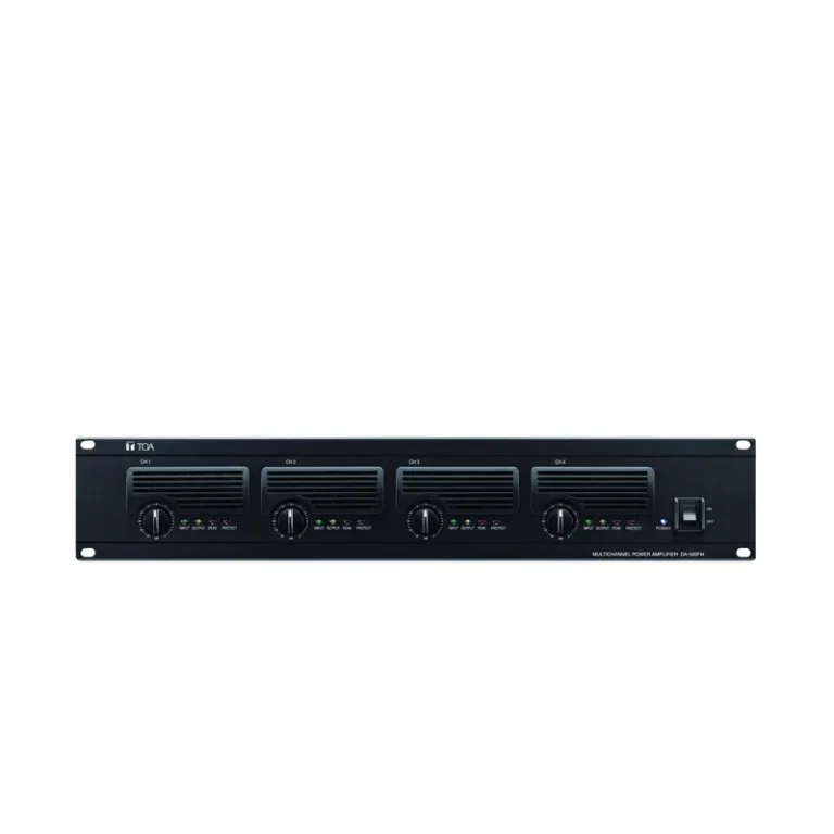 Toa Da-500fh Ce เครื่องขยายเสียงดิจิทัล 4 แชนเนล 500w X 4