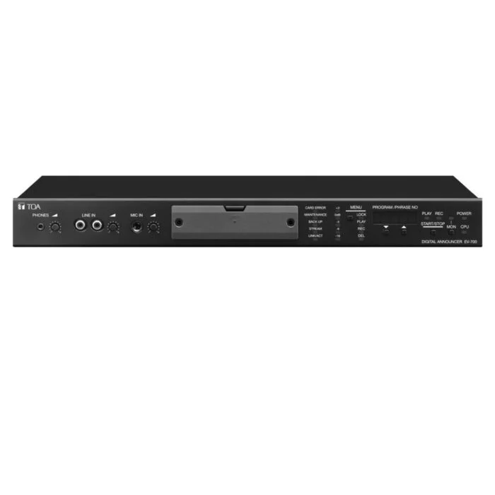 Toa Ev-700 Digital Announcer เครื่องบันทึกและเล่นเสียงดิจิตอล