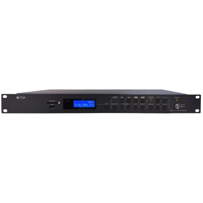 Toa Md-300-As Media Player เครื่องเล่นสื่อพร้อม Fm Tuner, Usb, Sd Card และ Bluetooth