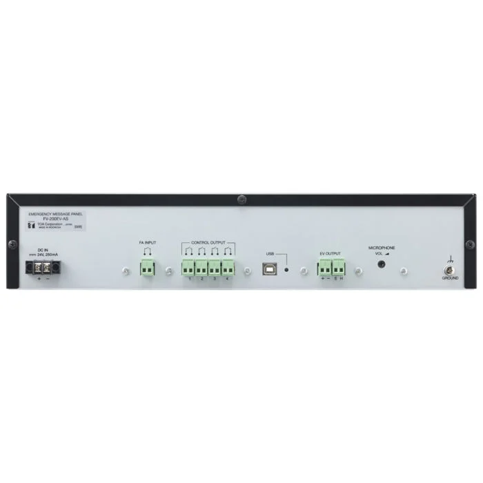 Toa2 Fv 200ev As Toa Fv-200ev-As แผงประกาศข้อความฉุกเฉิน Emergency Message Panel