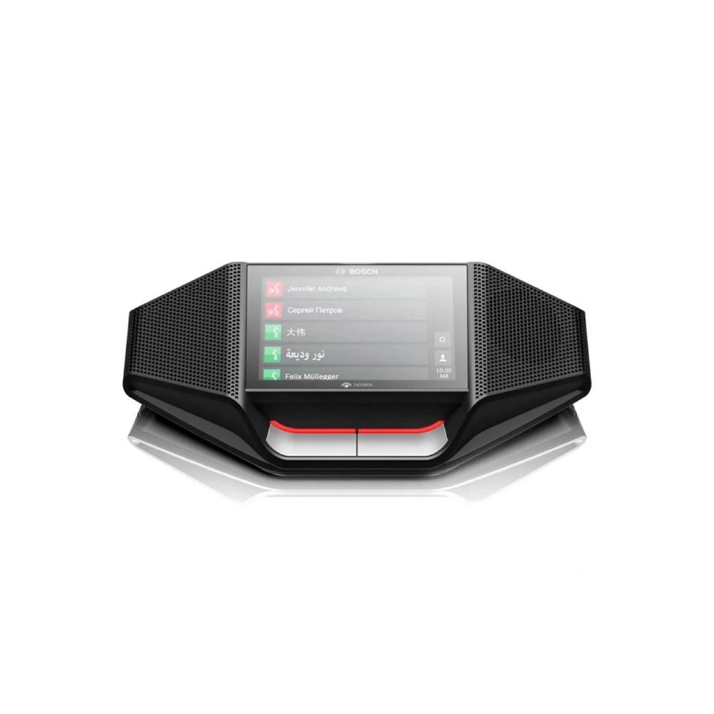 Bosch Dcnm Wde Front Screen On Bosch Dcnm-Wd ชุดไมโครโฟนประชุมไร้สายดิจิตอลแบบมีหน้าจอ (ไม่รวมก้านไมค์และแบตเตอรี่)