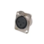 Cm Cm3fdl คอนเน็กเตอร์ Xlr ตัวเมีย 3 Pin แบบติดแท่น Panel Mount
