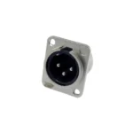 Cm Cm3mdl หัว Xlr ตัวผู้ 3 Pin แบบติดแท่น Panel Mount